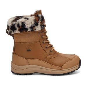 UGG W ZAYLEE LEOPARD LACE SNOW BOOTS